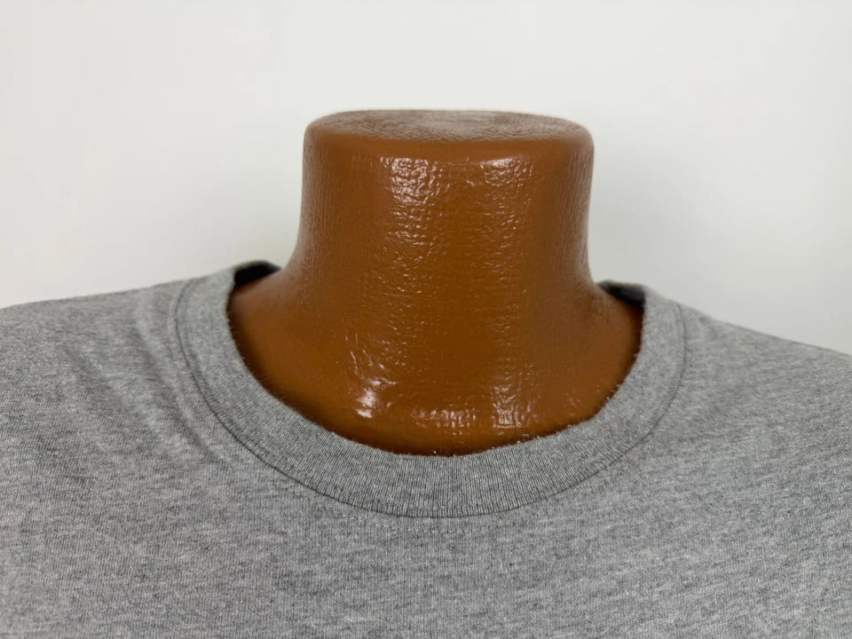 Camisa Eddie Bauer Vintage Años 90 Hombres XL Deporte Retro Gimnasio Preppy Deportes Gris Hecha en EE. UU. Foto 4 de 4