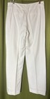 Vtg Ann Taylor White Margo Mid-rise Wide-leg Lined Rayon Trousers Sz 4 — photo 5