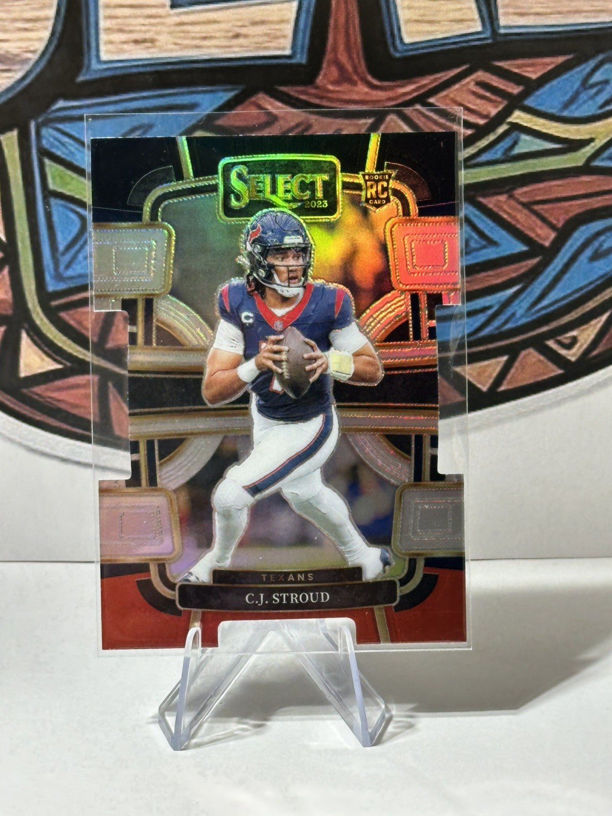 2023 Select - C.J. Stroud RC Die-Cut (Red Black Concourse)