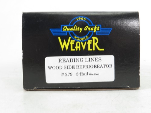 Weaver #279 Reading Wood Side Refrigerator Car, 3-Rail, 2-Pc, O Gauge (A) (H) - Picture 10 of 10