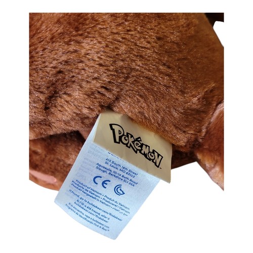 Pokemon Eevee Build-A-Bear Workshop BAB 16" Soft Stuffed Plush 2021 EUC - Picture 7 of 8