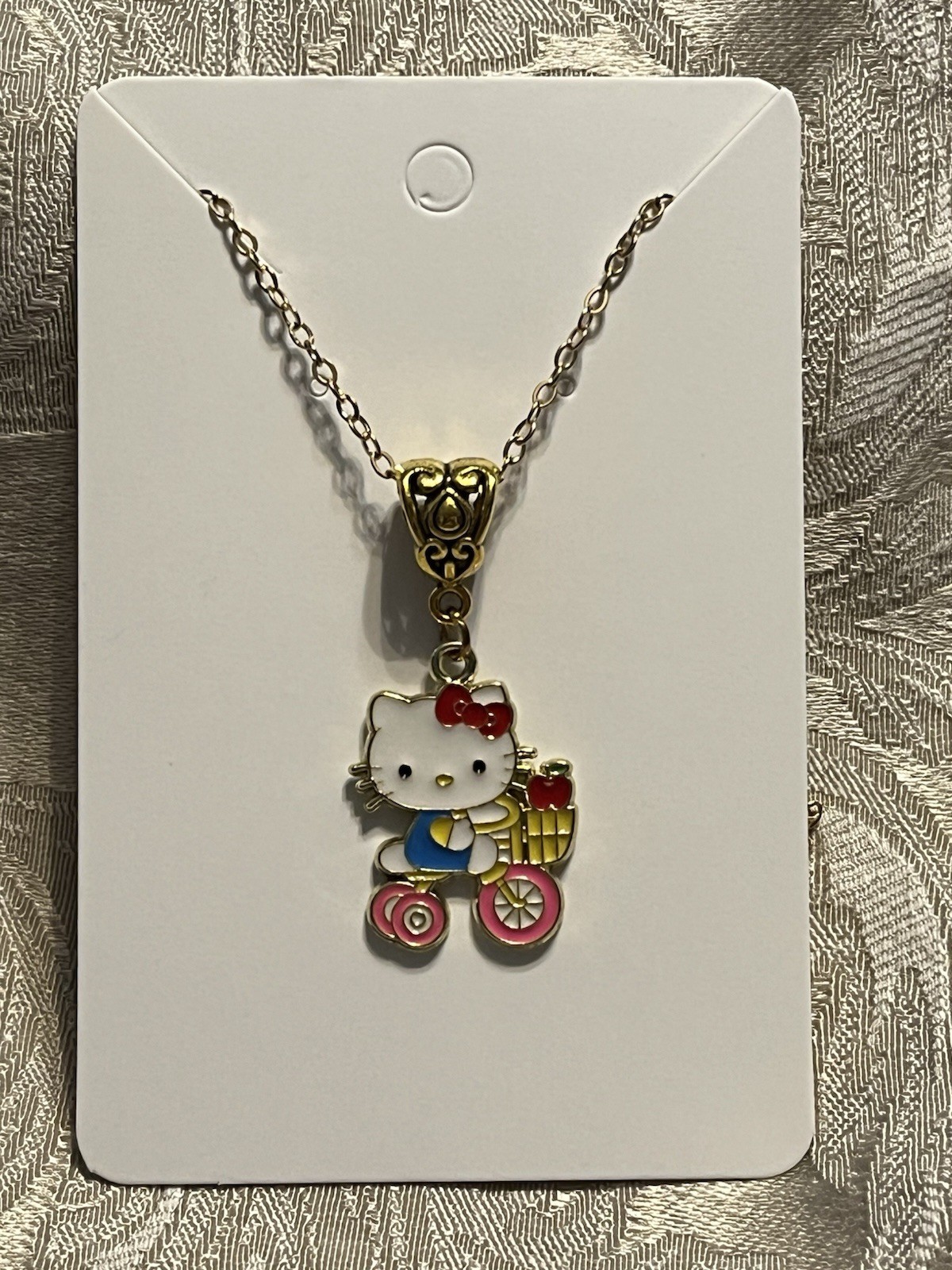 Hello Kitty Whimsical Bike Fun Charm Cartoon Adorable Fashio