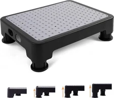 Adjustable Step Stool for Adults Kids and Senior, Non-slip Step Platform Indo...