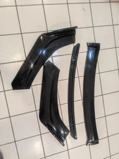 Universal Car Front Bumper Lip Body Splitter Spoiler Chin Kit Black For AUDI BMW