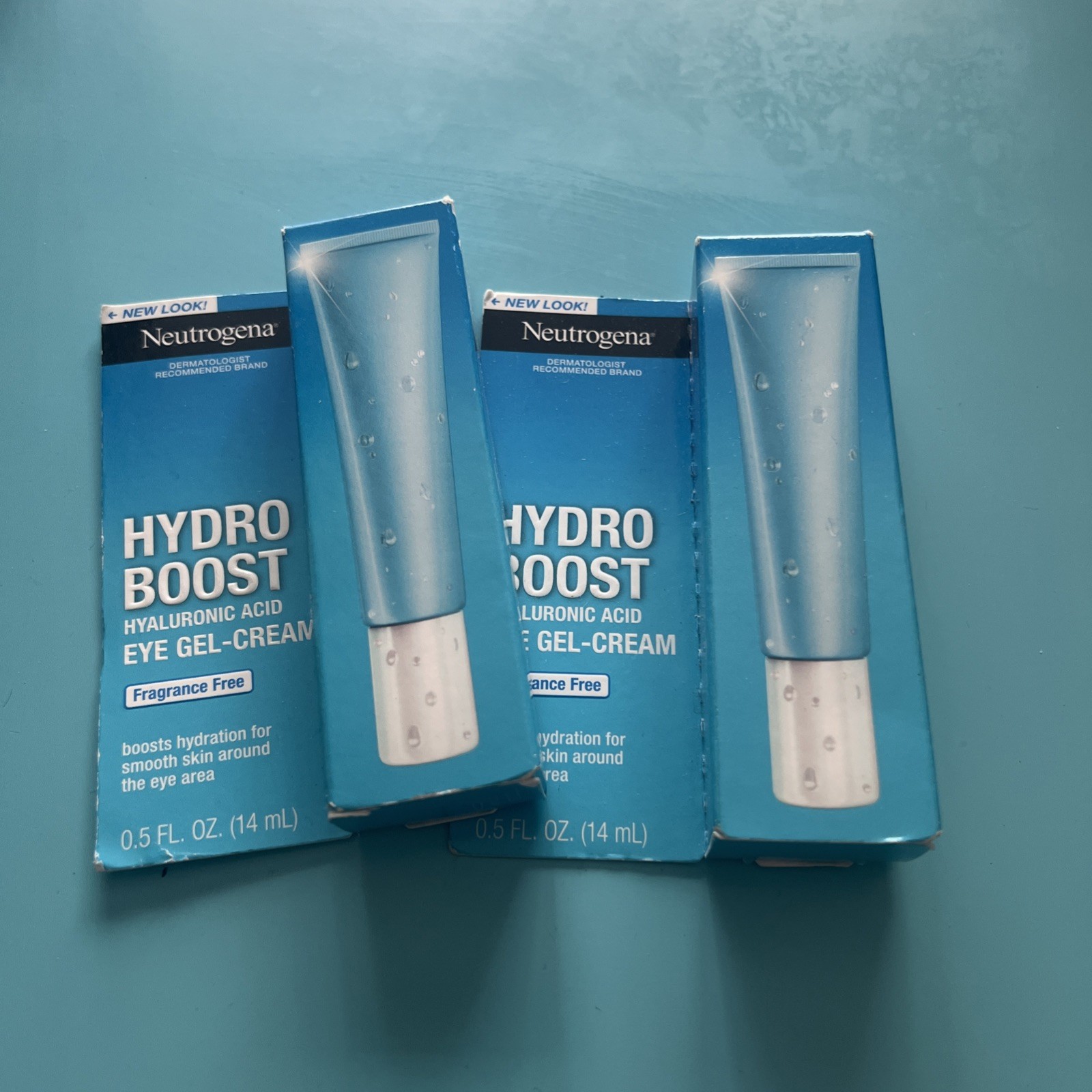 Neutrogena Hydro Boost Hydrating Eye Gel Cream 0.5oz Twin Pack