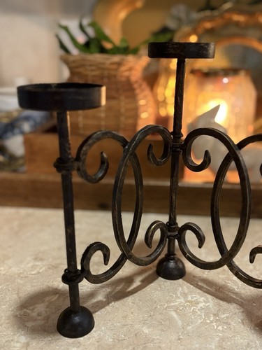 Vintage MCM klappbarer Messing 5 Windlicht/Teelichthalter. Made in India - Bild 2 von 11