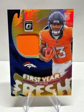 2025 Donruss Optic Pat Bryant First Year Fresh Blue Hyper patch rookie card
