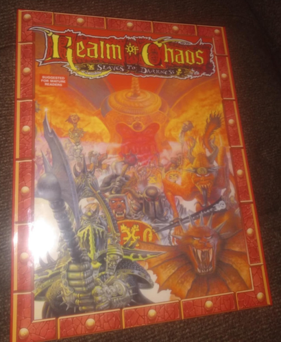 Warhammer Realm of Chaos, Slaves To Darkness Rule Book, Hardback