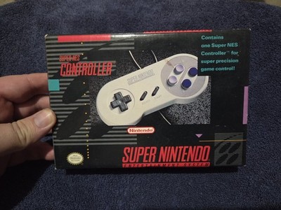 Super NES Controller OEM SNS-005 Box w/ Manual! Nintendo SNES