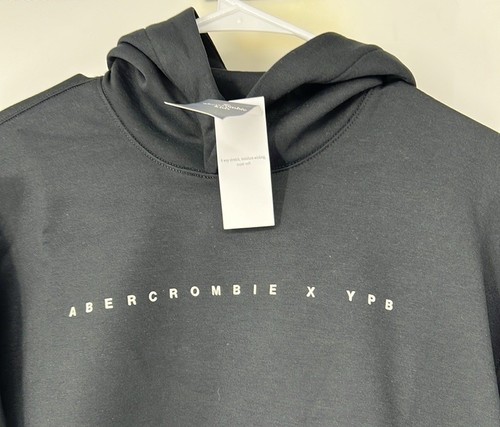 Abercrombie kids NWT YPB hoodie boys 11/12 Black - Picture 2 of 6