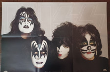 KISS Dynasty Original Album Poster 1979 Never Used Folded Aucoin Insert Folded