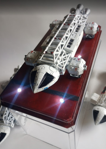 1 SPACE 1999 EAGLE-1 TRANSPORTER GERRY ANDERSON SHIP PROP WITH LIGHTING+CASE