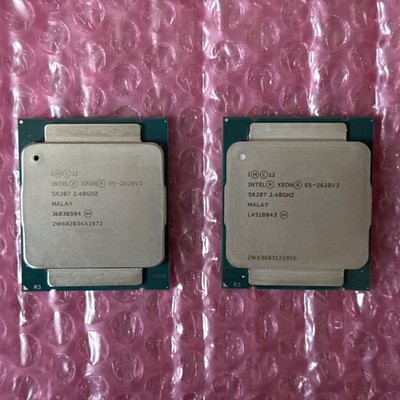 2x Intel Xeon E5-2620 v3 Prozessor | 6-Core | 2.4 GHz | 15 MB Cache | SR207