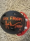 ARI LEHMAN SIGNED AUTO BLACK MINI HELMET F*** FREDDY JASON 1 BGS AUTOGRAPHED C — photo 2