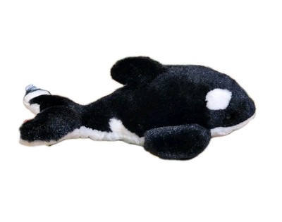 SeaWorld Parks 8  Killer Whale Plush, Retired 2019, Rare Stuffed Animal