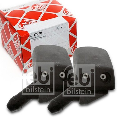 2X FEBI BILSTEIN WASCHWASSERDÜSE SCHEIBENREINIGUNG VW GOLF 1 2 3 4  POLO 17930