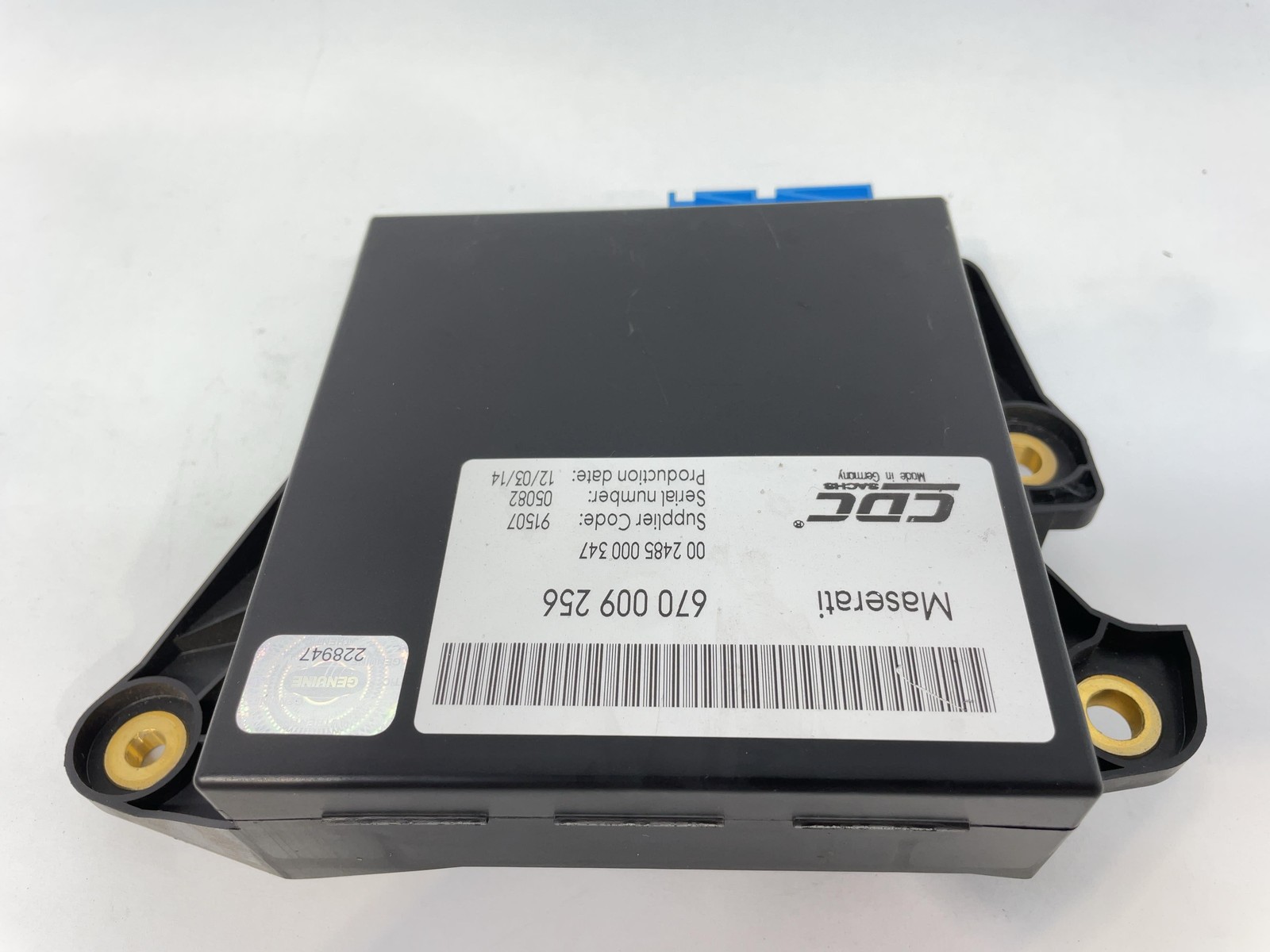 2014-2018 Maserati Quattroporte Suspension Control Unit Module OEM 670 009 256