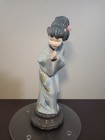 New ListingLladro Figurine #4989 Sayonara Japanese Geisha Girl Retired 10” Broken Flower