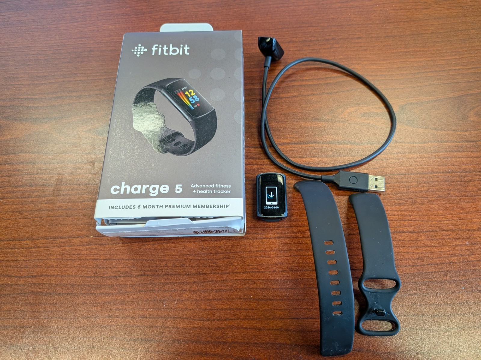Fitbit FB421 Charge 5 Fitness & Wellness Tracker