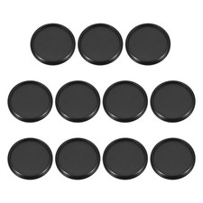 11 Pcs 28mm 1 1/9" Black Round Book Binding Discs