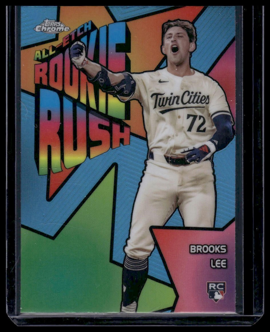 2025 Topps Chrome - Chrome All-Etch Rookie Rush #CERR-1 Brooks Lee
