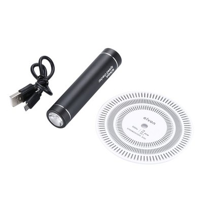 33-1/3,45,78rpm Calibration Turntabl Stroboscopic Strobe Light+Tachometer Disc r
