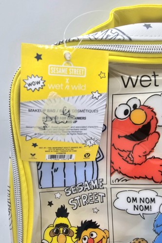 Borsa trucco Sesame Street x Wet n Wild - grande, cotone, zip, adatta ai viaggi - Foto 4 di 6