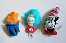 CAT IN THE HAT DR SEUSS PLUSH FIGURINES TOYS SET KELLOGG'S COLLECTIBLES