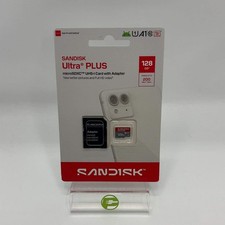 New SanDisk Ultra Plus 128GB 10MB/s U1 microSD Card FHD