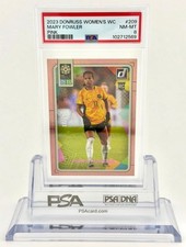 Mary Fowler Donruss Women's World Cup Pink RC Soccer Card PSA 8 2023 #209 Foil