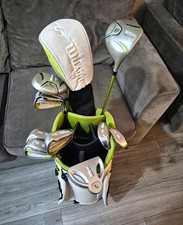 Wilson Ultra DCG 10pc R/H Graphite Ladies Flex Set 6-PW SW Putter, 5H 3 & 5 Wood