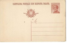 Regno Lotto di 3 Interi Postali e 1 Franchigia I Guerra Mondiale