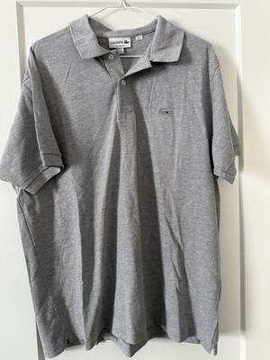 Men s Brand New XXL Short Sleeve Grey Lacoste Polo
