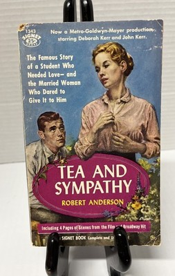 TEA AND SYMPATHY vintage PB 1st Print  ROBERT ANDERSON signet book DEBORAH KERR
