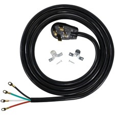 Certified Appliance Accessories 30-Amp Appliance Power Cord, 4 Prong Dryer Cord,