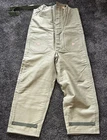 True Vintage US Navy WWII Cotton Wool Lined Overalls Vintage Military Size Small