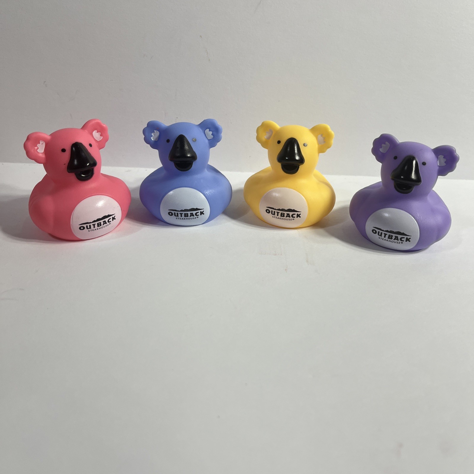 Outback Steakhouse Koala Rubber Duck Collectibles Set of 4 | eBay