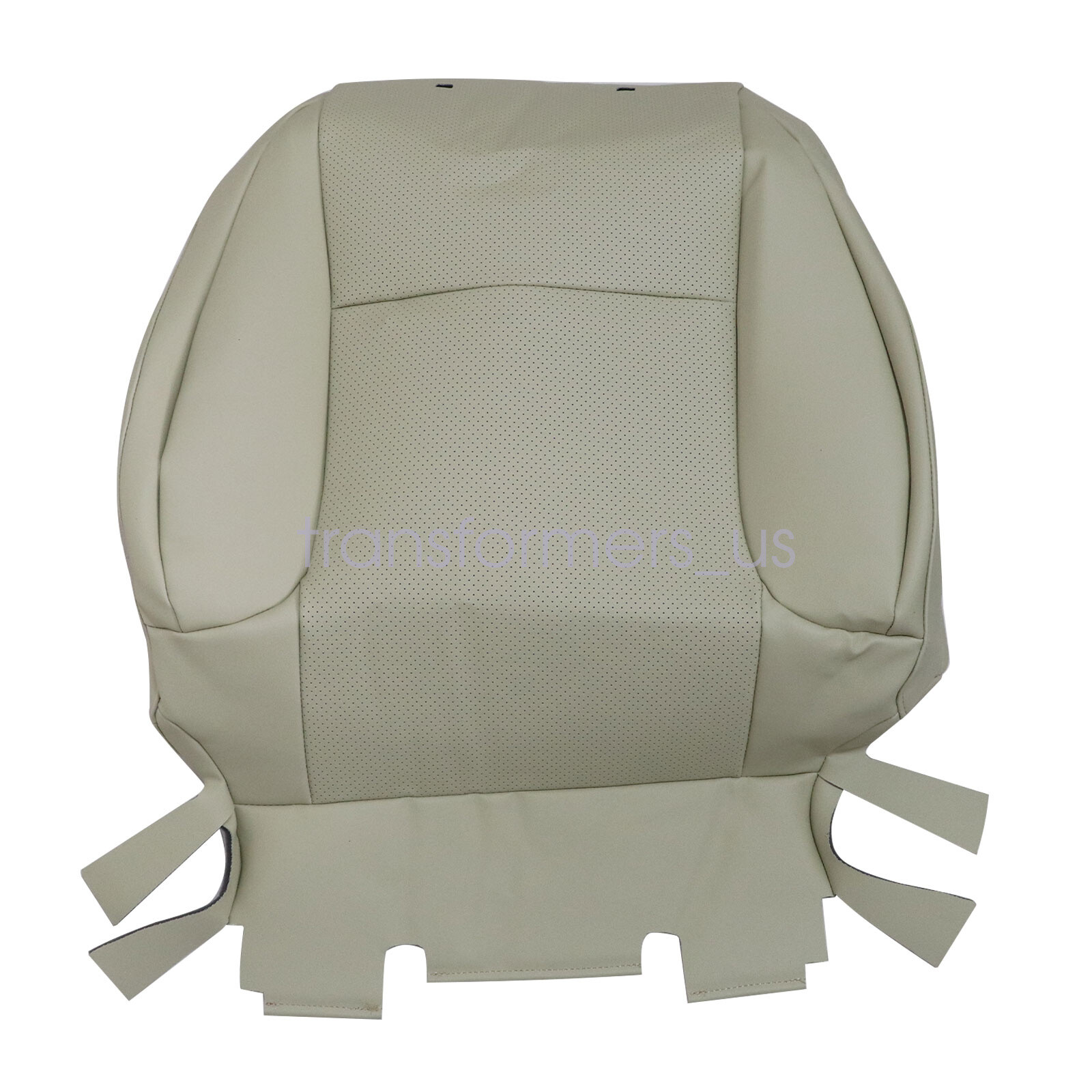 For 2010-2017 Lexus GX460 Passenger Bottom & Back AC Perforated Seat Cover Tan