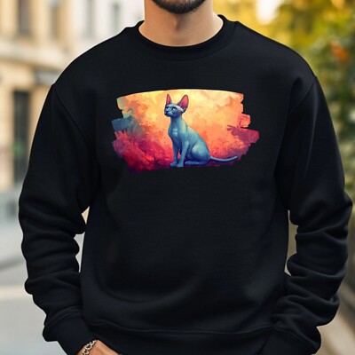 Sphynx Cat Sweatshirt Cosy and Perfect for Any Occasion S to 4XL