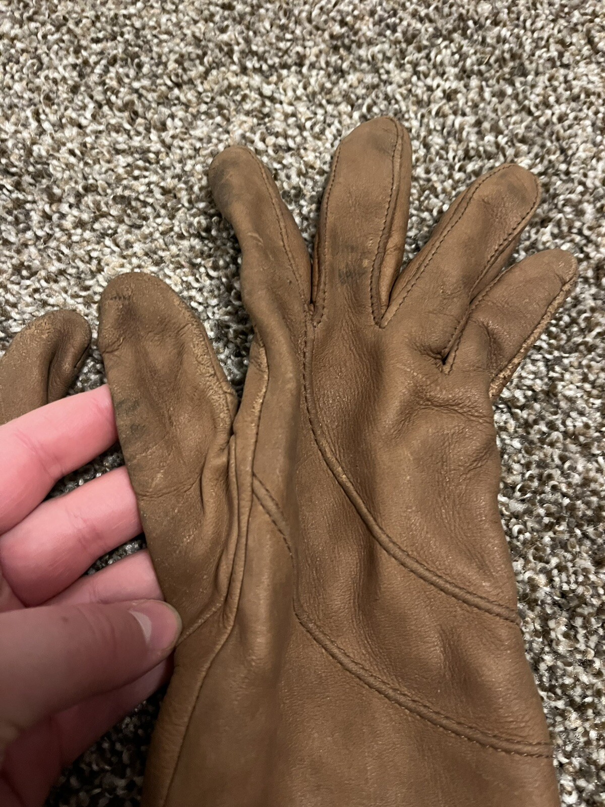 Vintage leather gloves eBay