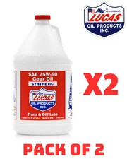 Lucas Oil 10048 Trans & Diff Synthetic SAE 75W-90 Gear Lubricant Oil Pack of 2