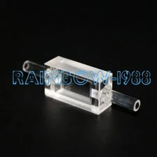 1PC optical range two-way quartz flow-through cuvette flow cell 10mm