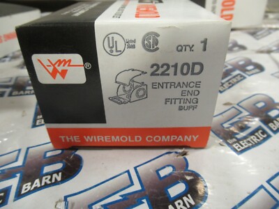 Wiremold 2210D (1) Entrance End Fitting - NEW-B