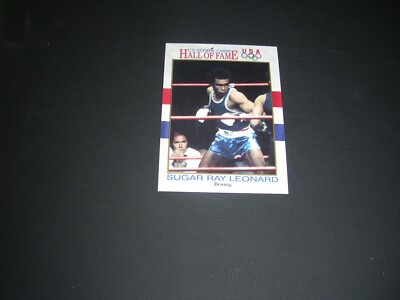 Sugar Ray Leonard 1991 Impel US Olympic Hall of Fame card #29