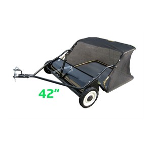 Rasensweaper 42" Aufsitzmäher Quad ATV Rasenkehrer Laubsammler Anhänger