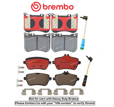 Front Rear Brake Pad Oe Brembo Ceramic Sensor For Mercedes S550 S560