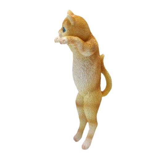 Cartoon Kitten Ornaments Cat Resin Sculpture Hangings Statue Home Garden Decors - Picture 10 of 12