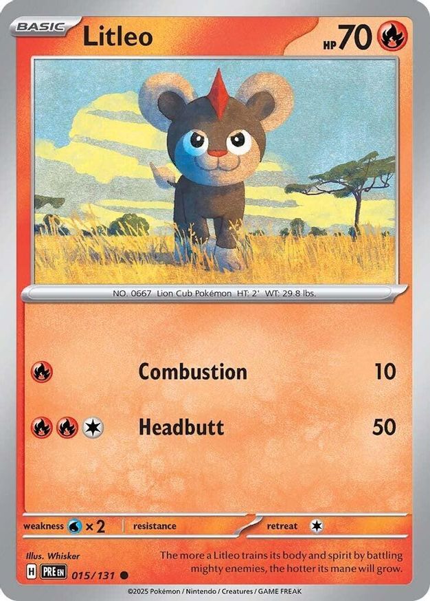 Pokemon Litleo (15/347) Prismatic Evolutions LP
