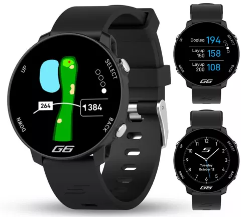 Shot Scope G6 Golf GPS Watch, Full Hole Maps & 36,000+ Courses