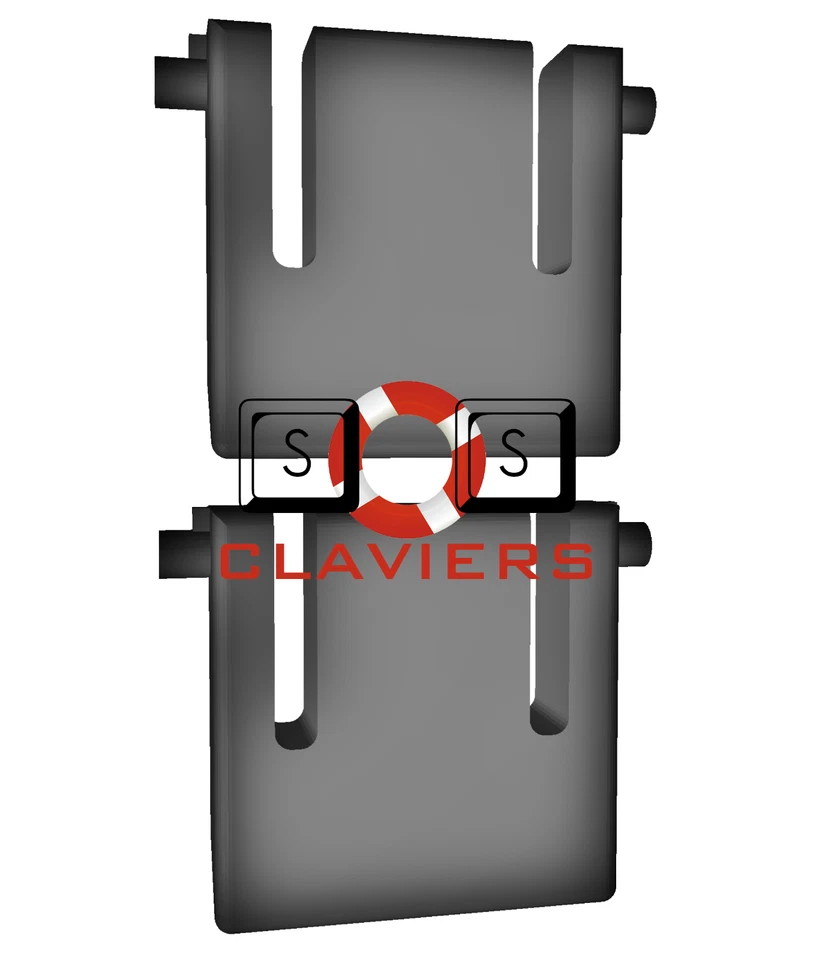 Cooler Master CK550 V2 Keyboard Spare Replacement Leg Stall Foot Feet - Image 2 of 3